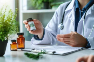 16336.jpg Homeopathy medicines in a bottle